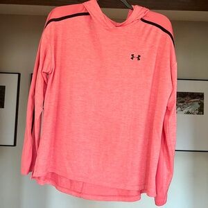Women’s Loose Large Under Armour Long sleeve hooded shirt (read description)